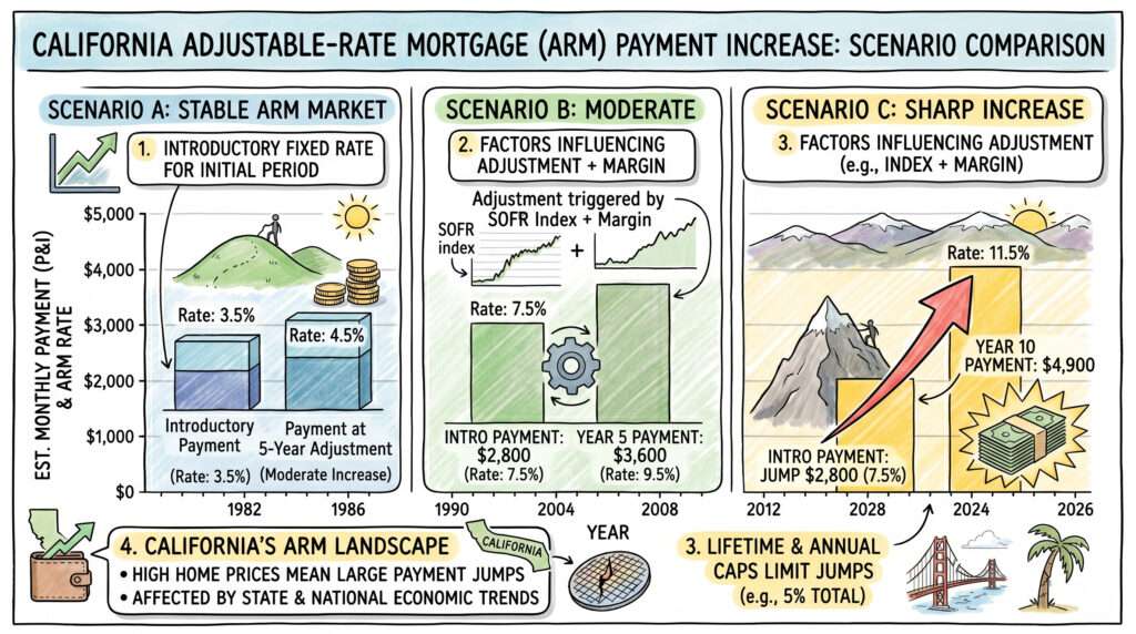 Why Cheap Loans Can Be Expensive 2 adjustable rate mortgage payment increase chart California